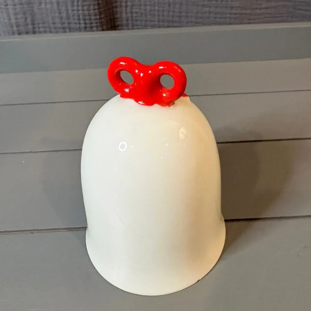 Vintage Ziggy Christmas Bell Ornament – Tom Wilson – Ceramic Holiday Decor